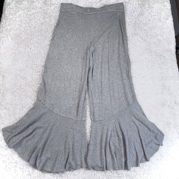 Free People Movement Sweet Flow Ruffle Pant Gray - Picture 3 of 11